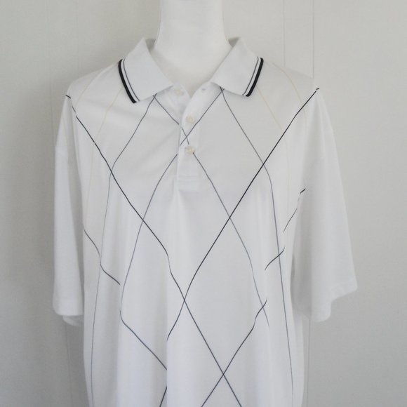 Haggar Cool 18 Performance Men's XL Polo Shirt - Picture 6 of 8